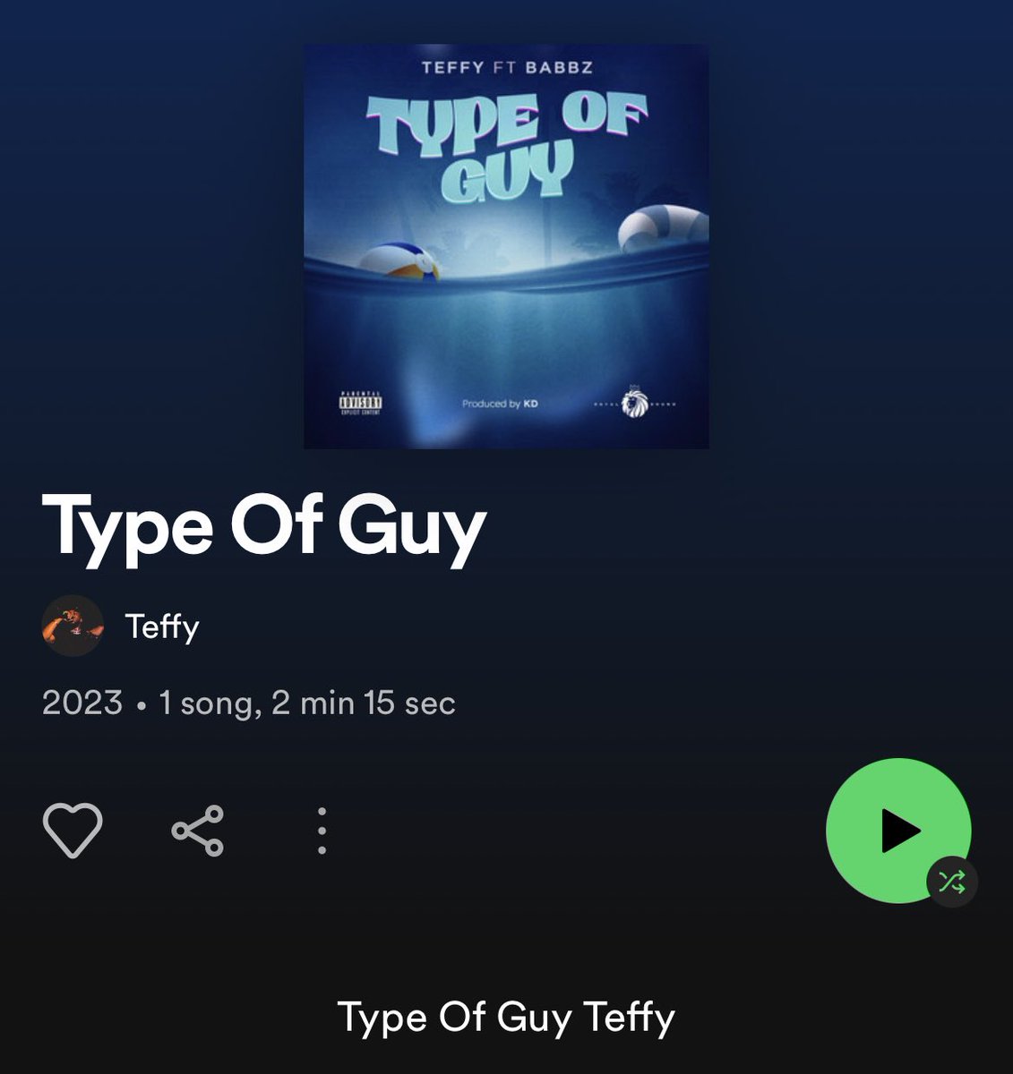 Teffytefff's tweet photo. Brand New Music #TypeOfGuy ft @badbabbz Prod by @0fficialKD out now worldwide!!! Stream and Enjoy great music 📈🌍🌊 https://t.co/wWFQjnOzlb