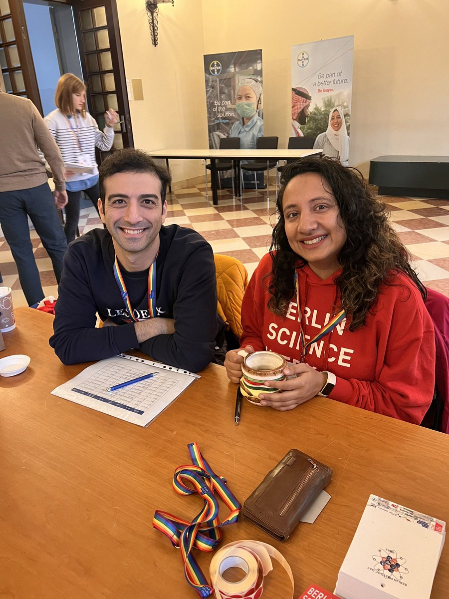 Post Doc Day Berlin (@pddberlin) on Twitter photo Say hi to <a href="/arunimamurgai/">Arunima Murgai</a> and <a href="/K1_joo/">Amir Kayvanjoo</a> at the registration desk! Get your badge and ask any question ☺️ Say hi to <a href="/arunimamurgai/">Arunima Murgai</a> and <a href="/K1_joo/">Amir Kayvanjoo</a> at the registration desk! Get your badge and ask any question ☺️
