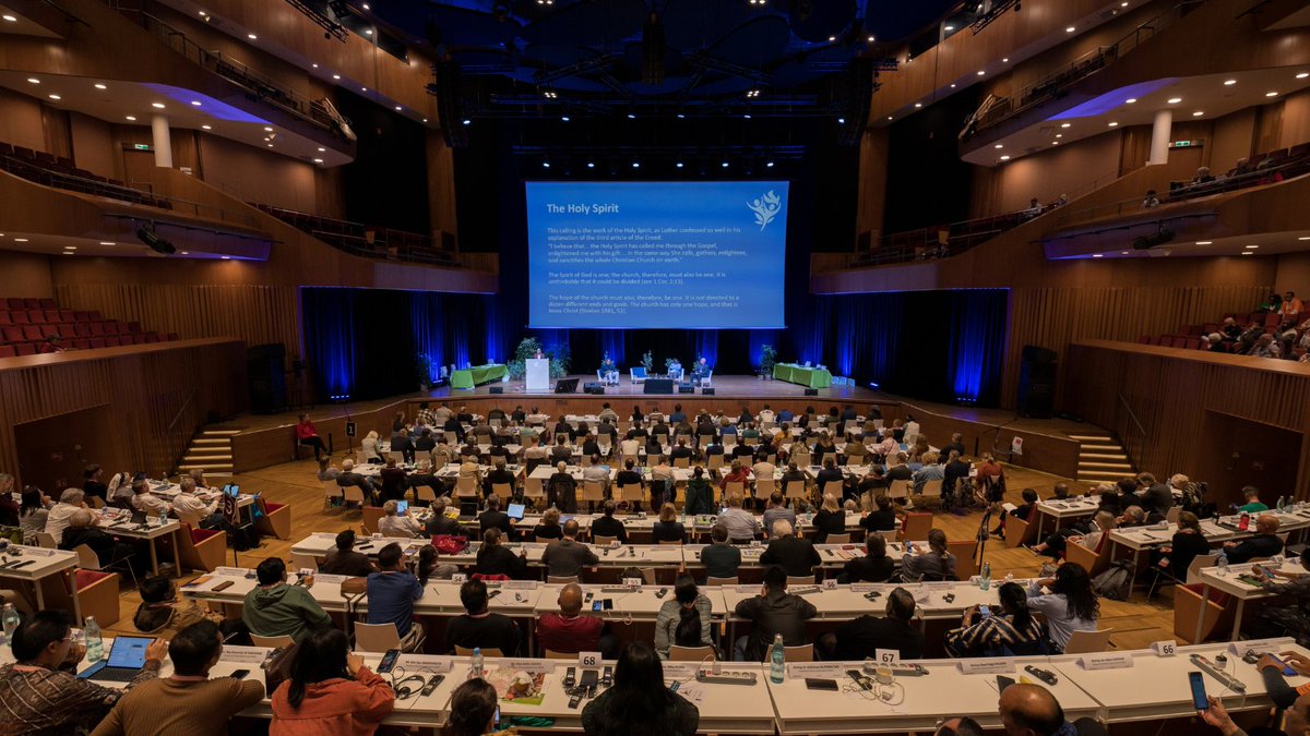 lutheranworld's tweet photo. Throwback Thursday: at the Thirteenth #LWFAssembly we enjoyed many forms of reflective spaces and accompanied each other in prayer, discernment and contemplation.

What have you been reflecting on recently?
#ThrowbackThursday https://t.co/Dju48P3rr6