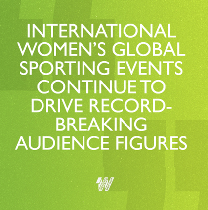 The latest @womensporttrust research reports an unprecedented year for international women’s competitions as new audience figures show growth across all major sports  1/5