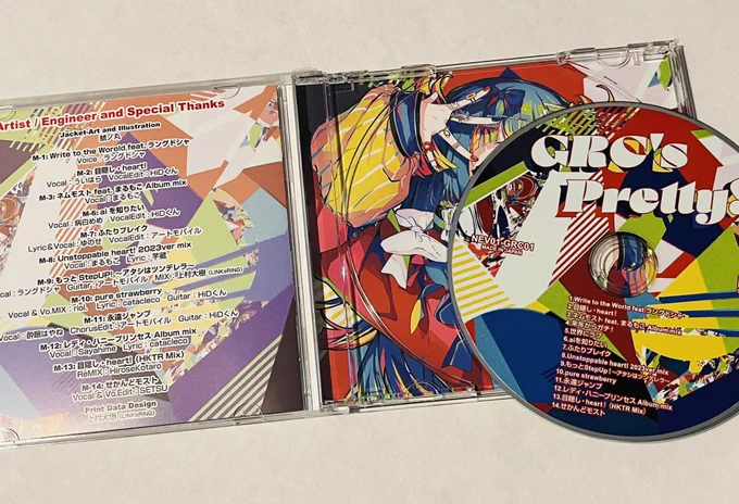 Nevyluluさんからジャケイラ担当したCD届きました!聴くぞーそして東京土産まで貰ってしまって…速攻食べました美味!何から何まで本当にありがとうございます 