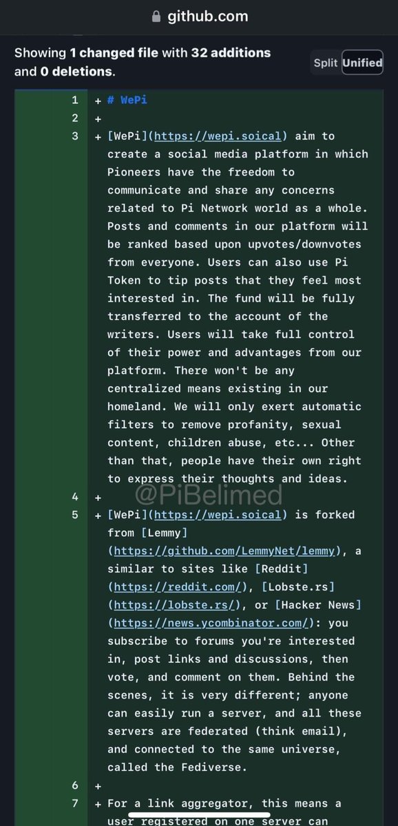 phuongpiskyway's tweet photo. ✍Tin Vui 🚀: Dapps Mới Được Sản Xuất bởi CT #Fireside🖥️ hiện đã có #WePi mới nhất nhằm tạo ra một nền tảng truyền thông xã hội nơi những người tiên phong có quyền tự do giao tiếp và chia sẻ bất kỳ thông tin nào, và sự phát triển của Pi Network trên toàn thế giới ⚡️💲💲💲💲💲💲💥🚀💥💥💥💥💥💥💥💥💥💥💥💥🥰🥰🥰🥰🥰
 #Github #PiNetwork