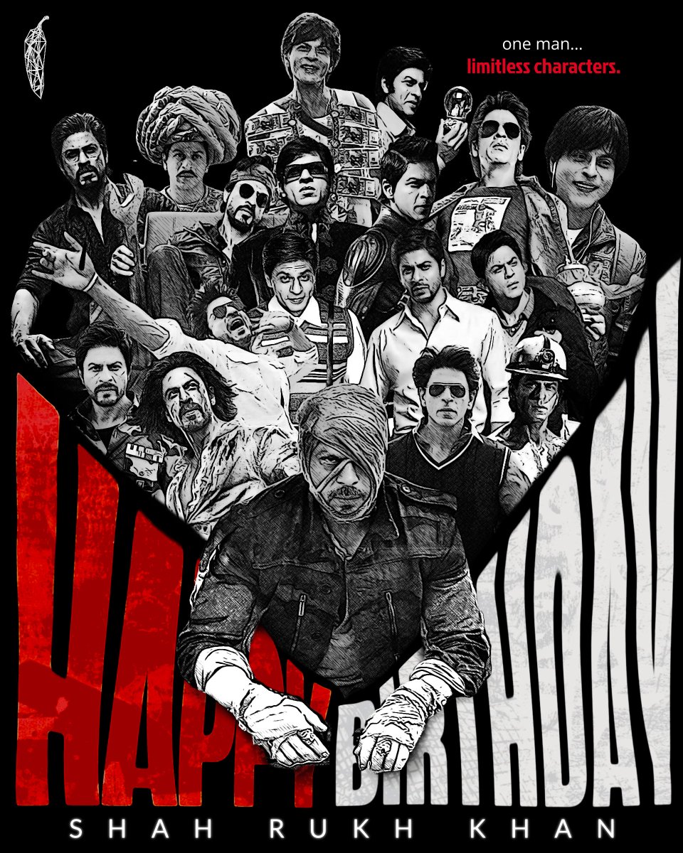 Wishing happy birthday to #ShahRukhKhan, the one man and the countless characters he has brought to life. Every single one of his personas comes with their own narrative and a beautiful memorable performance. We are privileged to have worked with him on some of his defining