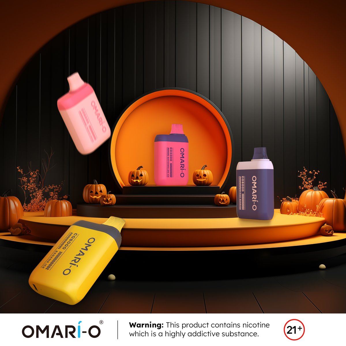 omarioofficial's tweet photo. "Almost there, it's Thursday! How
does vaping help you power through to the weekend?
Let us know in the comments!
#Omario
Warning: This product contains nicotine you must be of
legal age to vape.
#vapelife #halloween #vapetime #vapecity #vapegirl
#vapenation #ThursdayMotivation https://t.co/vmSSLMUh2r