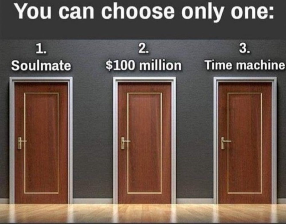 You can only pick one…