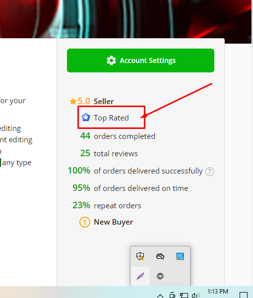 photo_editor72's tweet photo. Alhamdulillah.! received Top rated badge on kwork in just 52 days!πππππβ¨π₯°
#Kwork #Toprated #Topratedseller #Topratedfreelancer #Kwork https://t.co/JlfxnUU3w2