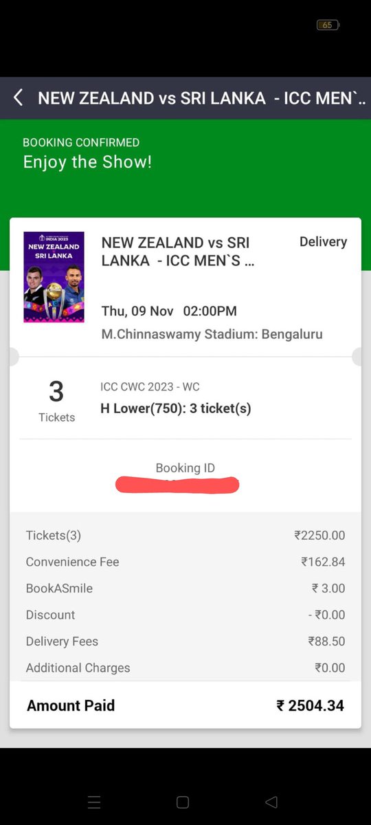Chandu007k's tweet photo. @RVCJ_FB tickets available for Newzealand vs Srilanka match @Chinnaswamy stadium.
Hand to hand exchange in banglore
Contact me 7975399293
#NZvSL
#Dunki
#ViratKohli
#ICCWorldCup2023
#StormCiaran
#ShahRukhKhan https://t.co/Apx4Ctdc5D