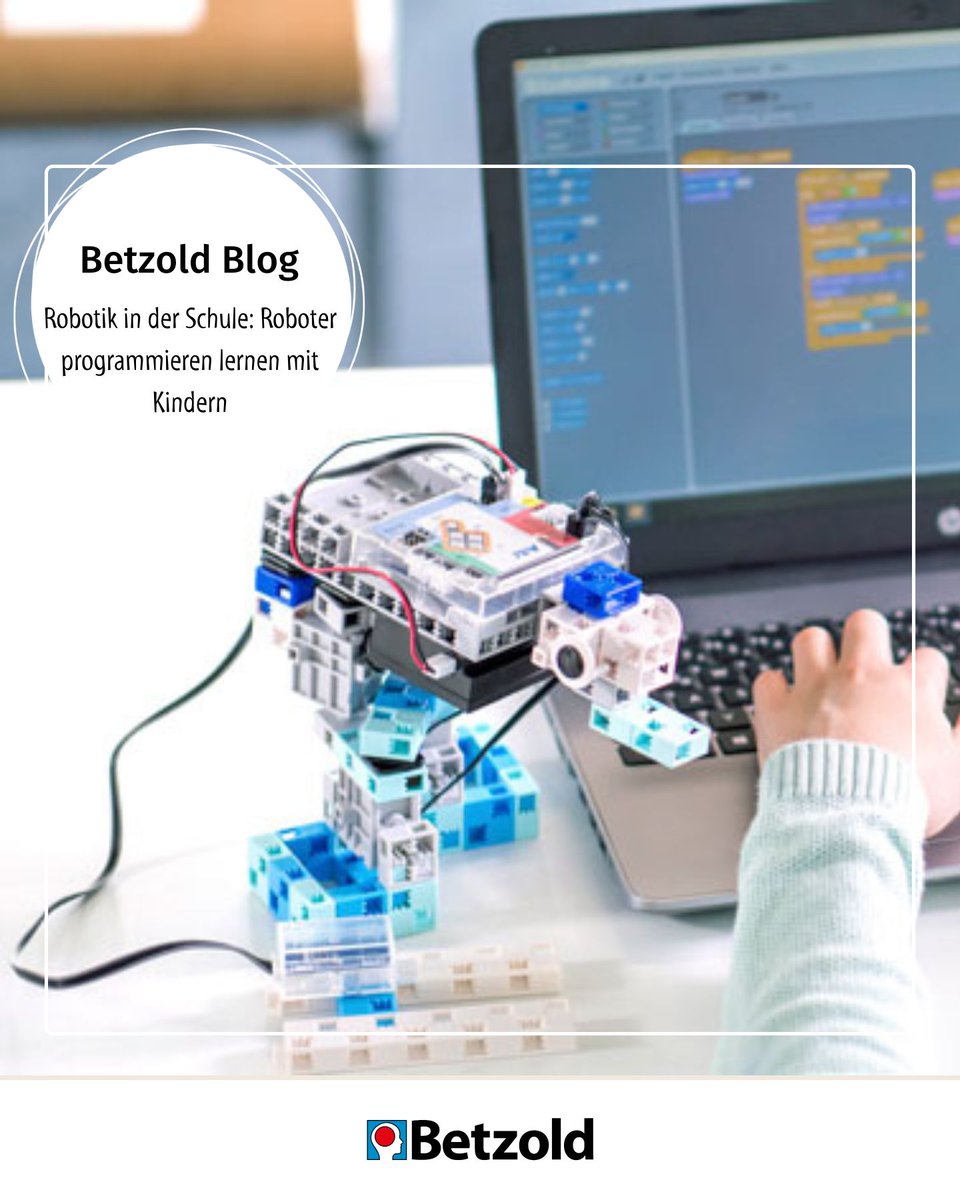 Gibt es an eurer Schule Robotikunterricht? Hier erhaltet ihr Infos zu geeigneten Robotern, Programmiersprachen, Robotikveranstaltungen und Fortbildungsmöglichkeiten: link.betzold.de/Qa0x

#Bildungsprofis #Robotik