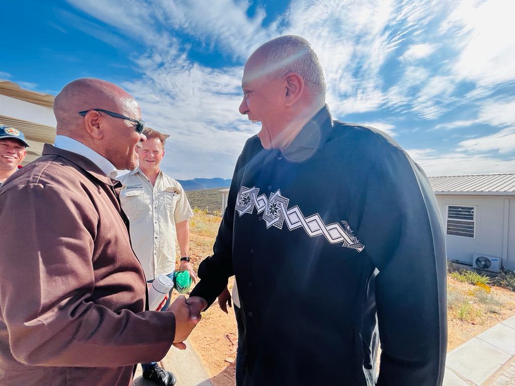 Senzo_Mchunu_'s tweet photo. In Clanwilliam this morning, in the Western Cape,to assess progress made in respect of the Clanwilliam Dam wall project, which will result in the height of the dam wall being raised by 13 metres. @DWS_RSA @GovernmentZA #ServiceDeliveryAcceleration https://t.co/Z97ZzkyURI