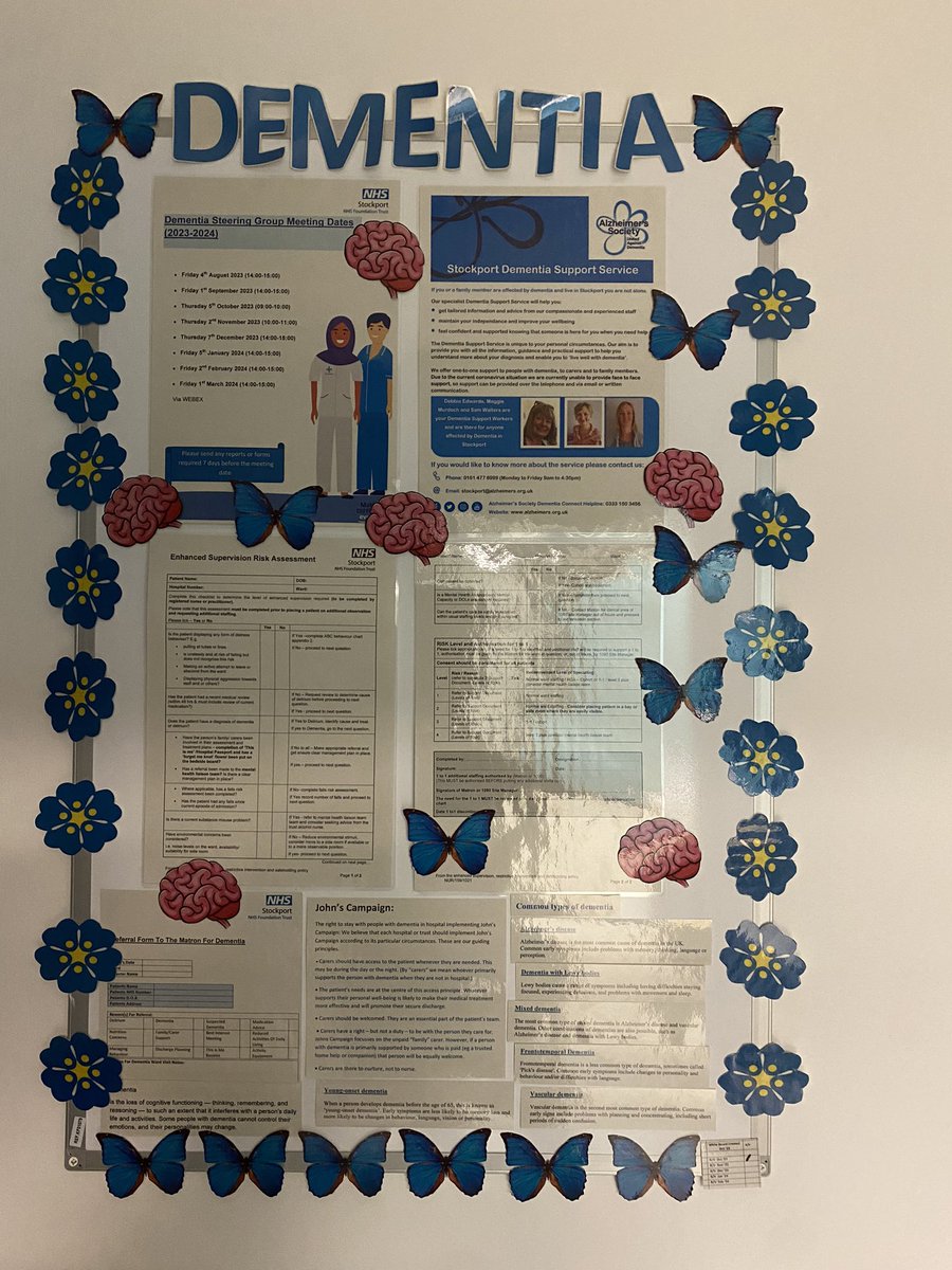 Dementia board @DementiaUK @StockportNHS @roylelucy1