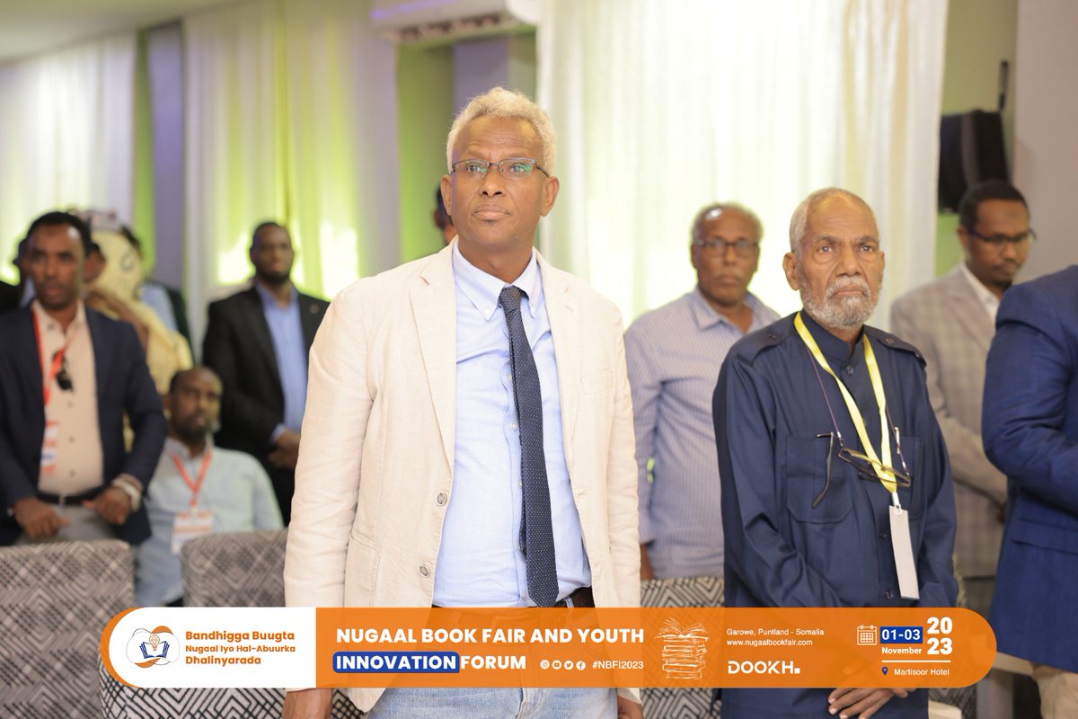NugalBF's tweet photo. 📚 Day 2 at Nugal Book Fair is off to an amazing start! Join us for captivating sessions, thought-provoking panel debates, enchanting book stories, and delightful storytelling. #NugalBookFair, happening at #Martisoor Hotel, Garowe, Puntland. 📖📚 #LiteraryEvent https://t.co/0p4jTg4RgJ