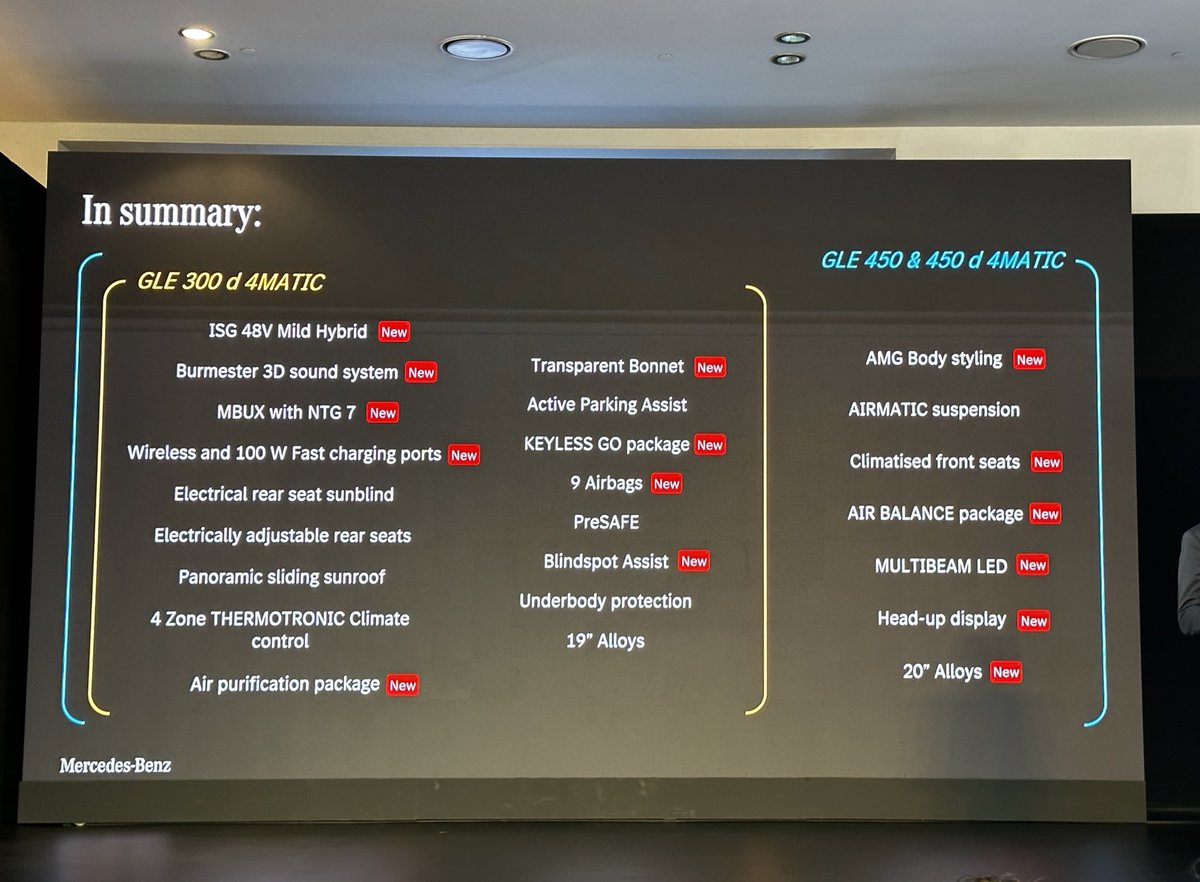 The new Mercedes-Benz GLE LWB has been priced starting at ₹ 96.4lakh ex-showroom. Bookings are open now. Deliveries for 450 and 300d start in November. And for the 450d deliveries will happen in Q1 2024. 
<a href="/businessline/">businessline</a> <a href="/MercedesBenzInd/">Mercedes-Benz India</a>