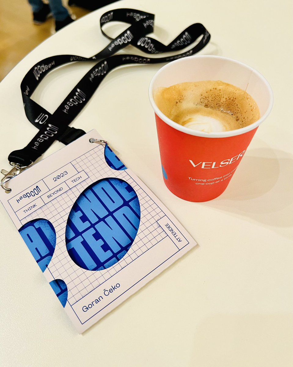 Najbolja konferencija u regionu is about to start NOW! 
#heapcon <a href="/Heapconf/">Heapcon</a>