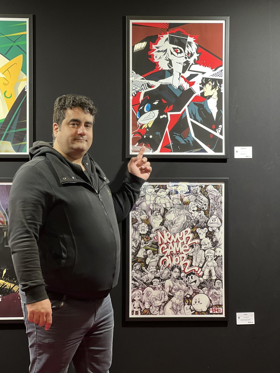 <a href="/PLAION_FR/">PLAION France 🎮</a> j’ai rendu hommage cette année à #persona5royal #PLAIONPGW2023 #ParisGamesWeek2023 un petit coucou sur le stand <a href="/realarttitude/">ARTtitude</a> vous êtes les bienvenues. #asrothdrawing