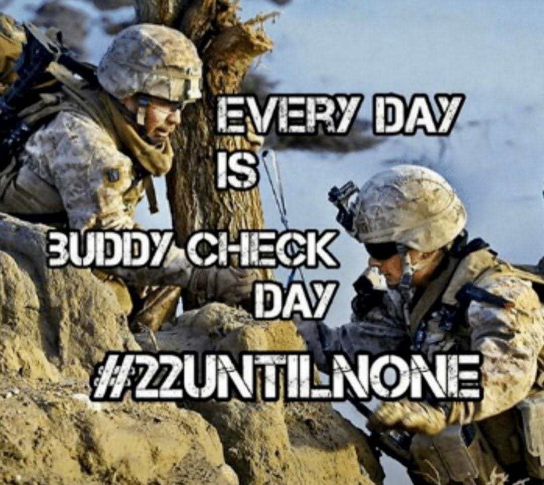 WillBlevjr's tweet image. #22untilnone #22to0 #PTSD #BuddyChecks