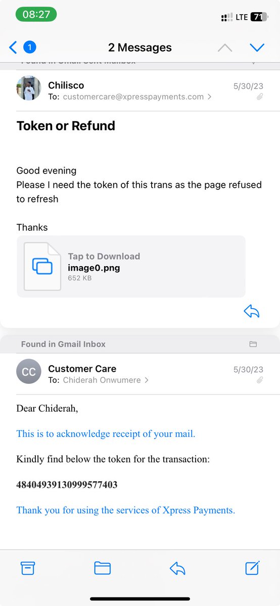 Itz_Chilisco's tweet photo. @therealteinade @simmyikus @PHEDconnect Once the payment was approved, they’ll reply you with the token. Send them a proof pf the transaction https://t.co/02KLIqENO7