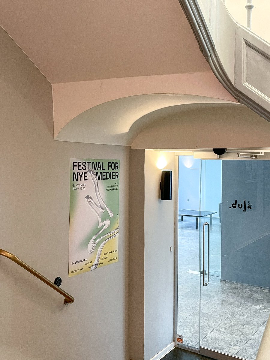 Vi ses om lidt til Festival for nye medier 👋🏽