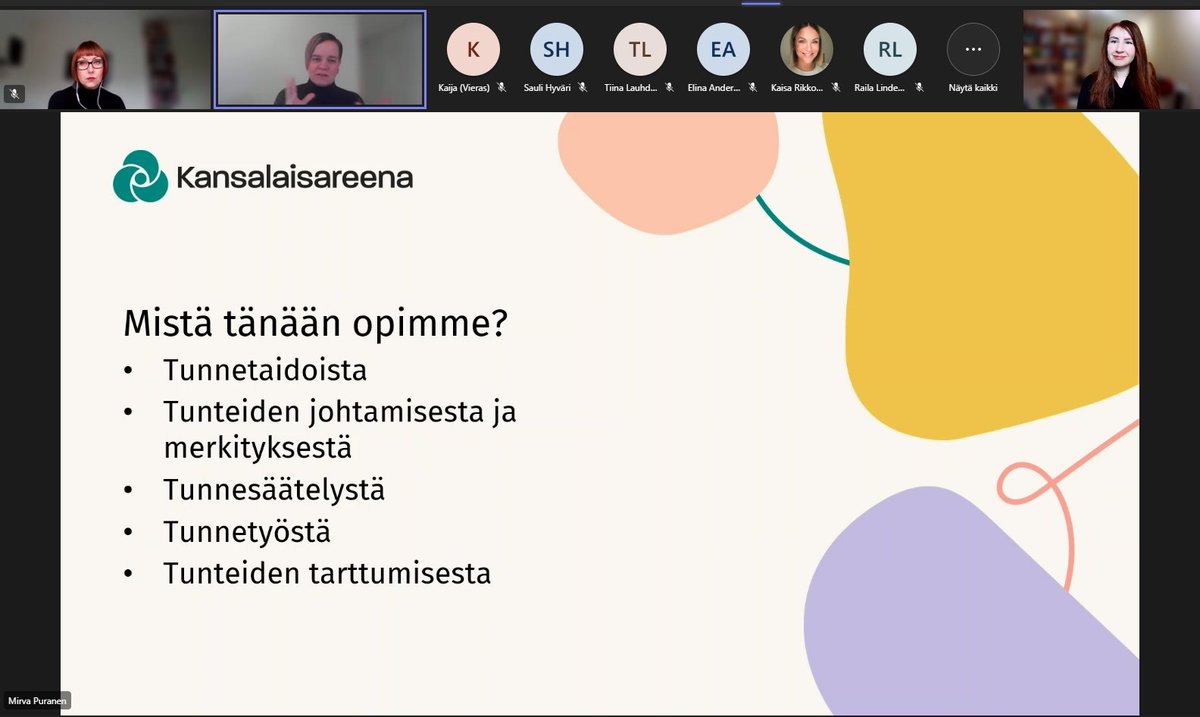 Tunnetaidot ovat tulevaisuustaitoja. 🔭 Mitä se tarkoittaa ja miten tunteita voi johtaa? Tänään <a href="/puranmir/">Mirva Puranen</a> ja <a href="/maritahja/">Mari Tähjä</a> työpajailuttavat tulevaisuusverkostoa. 

#KohtiTulevaa #Tulevaisuustorstai <a href="/Kansalaisareena/">Kansalaisareena ry</a> #tunteet #tunnetaidot #ennakointi #tulevaisuus #järjestöt