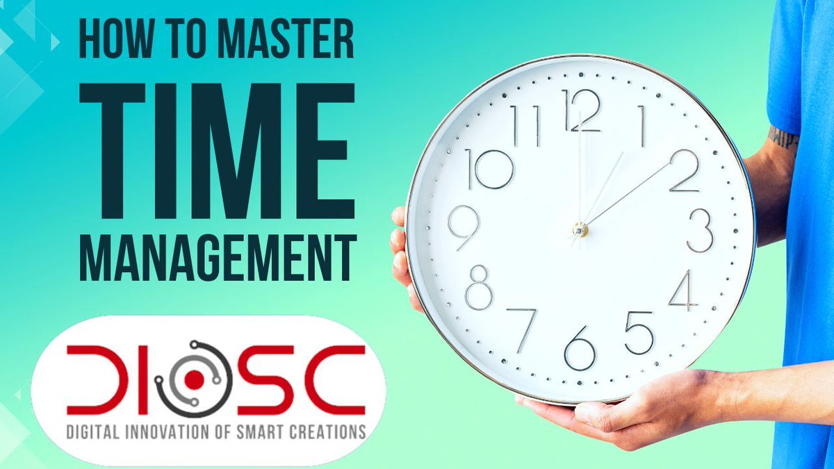Dioscsolutions's tweet image. &quot;Master time management: Set goals, prioritize, schedule, break tasks, avoid multitasking, say no when needed, and eliminate distractions. #TimeManagementTips&quot;
#DioscSolutions
#HotelManagement
