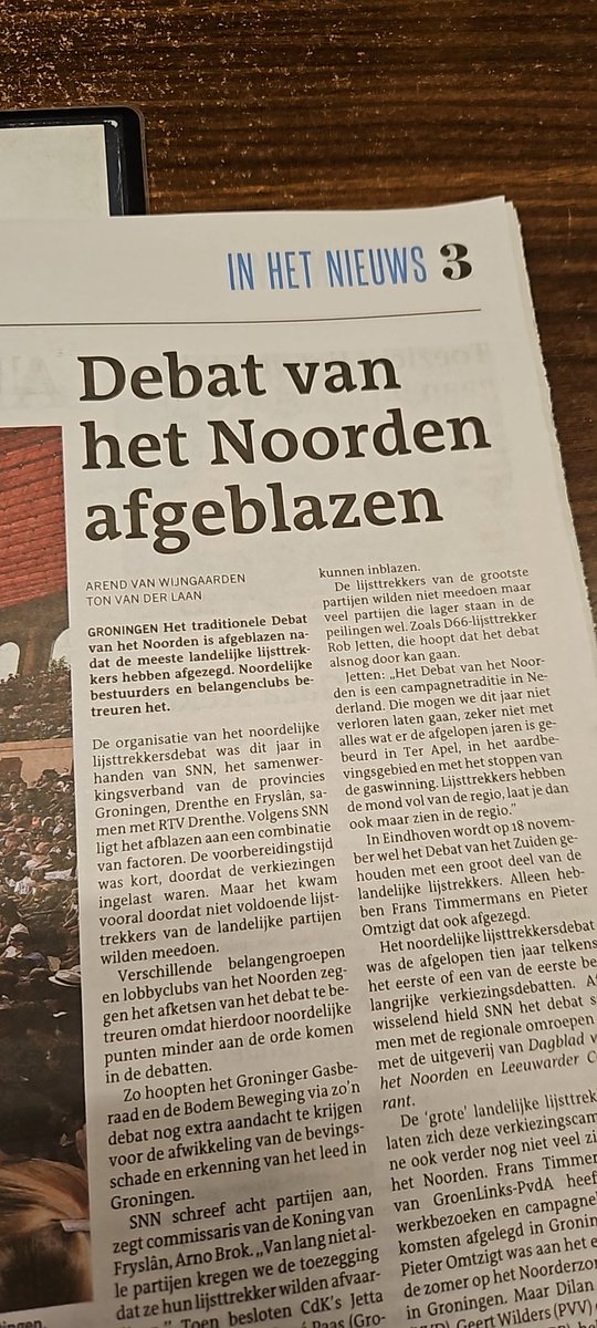 Maar wel schermen met Regiodeals en het rapport "Elke regio telt"..daarom stem verstandig en kies voor lokale kandidaat.
Stem op 22.11 lijst 11 nr 11
