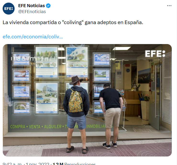 xqTTs's tweet photo. "Gana adeptos". Como si no tener dinero para vivir solo fuese una moda. https://t.co/HjNjjHmbym