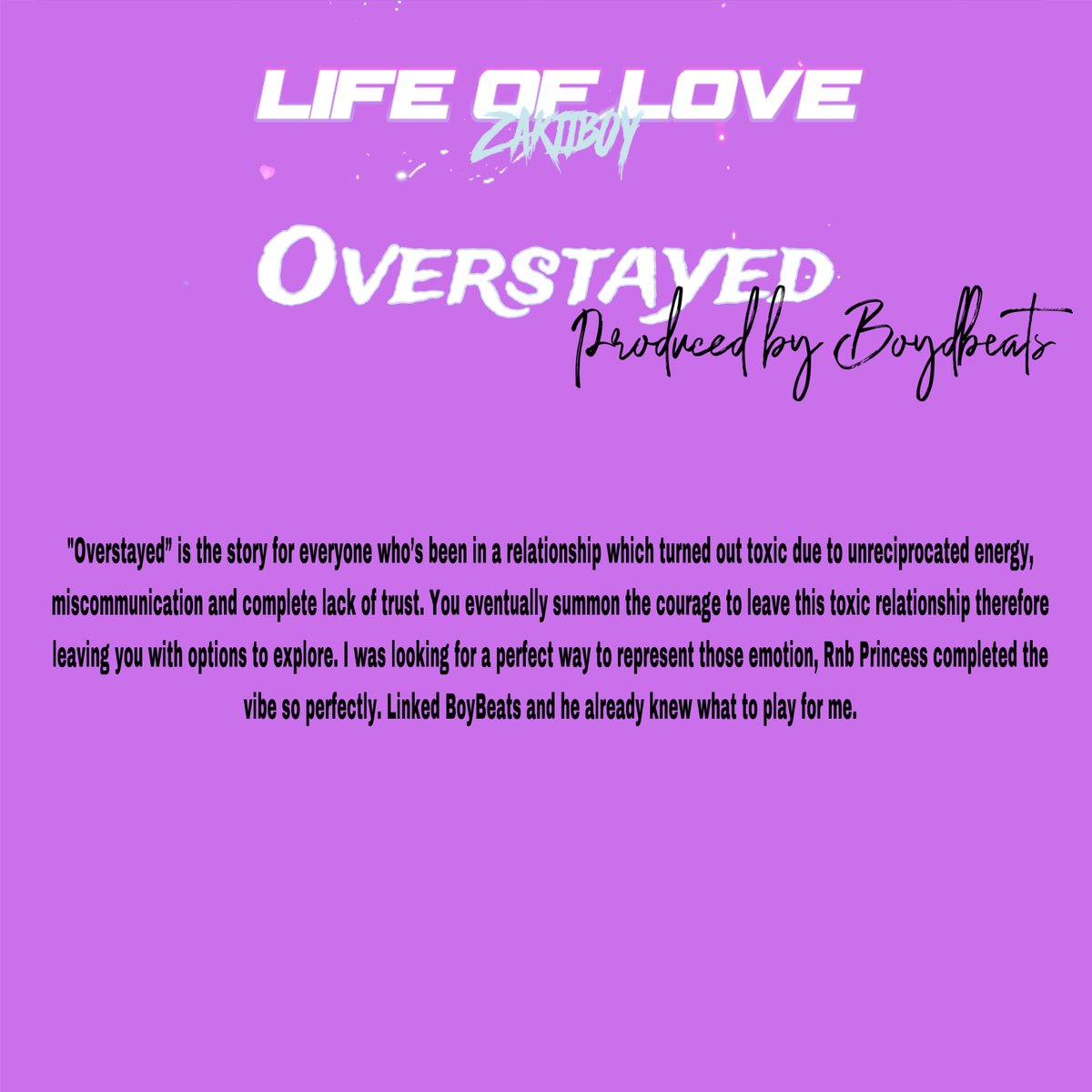 iam_ZakiiBoy's tweet image. 8. OVERSTAYED 

🎙️: #ZakiiBoy &amp;amp; @RnBPrincess_ 
🎹: #BoydBeats
🎛️: @Xco_TheMonster