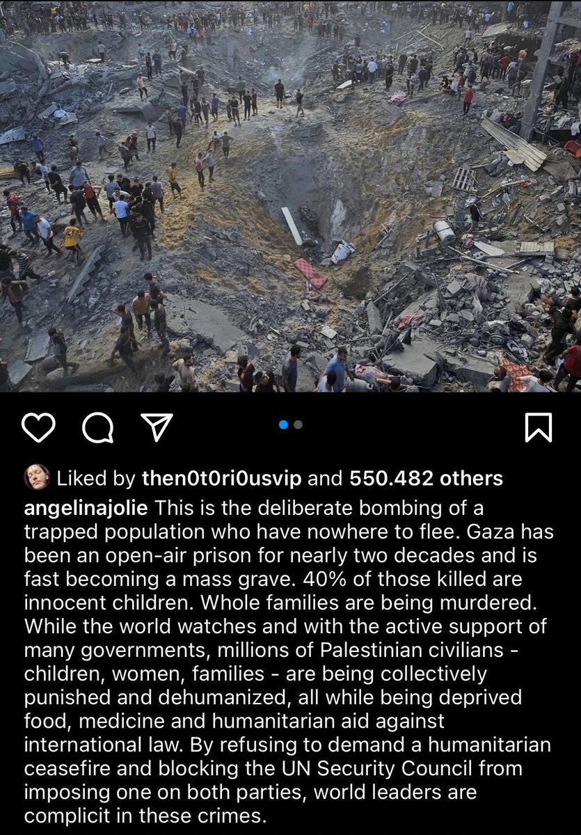 #stopthegenocide 
#angelinajolie 
<a href="/elonmusk/">Elon Musk</a> Send those who’re committing war crimes to Mars. Earth is enough for Humans. #peace #freedom