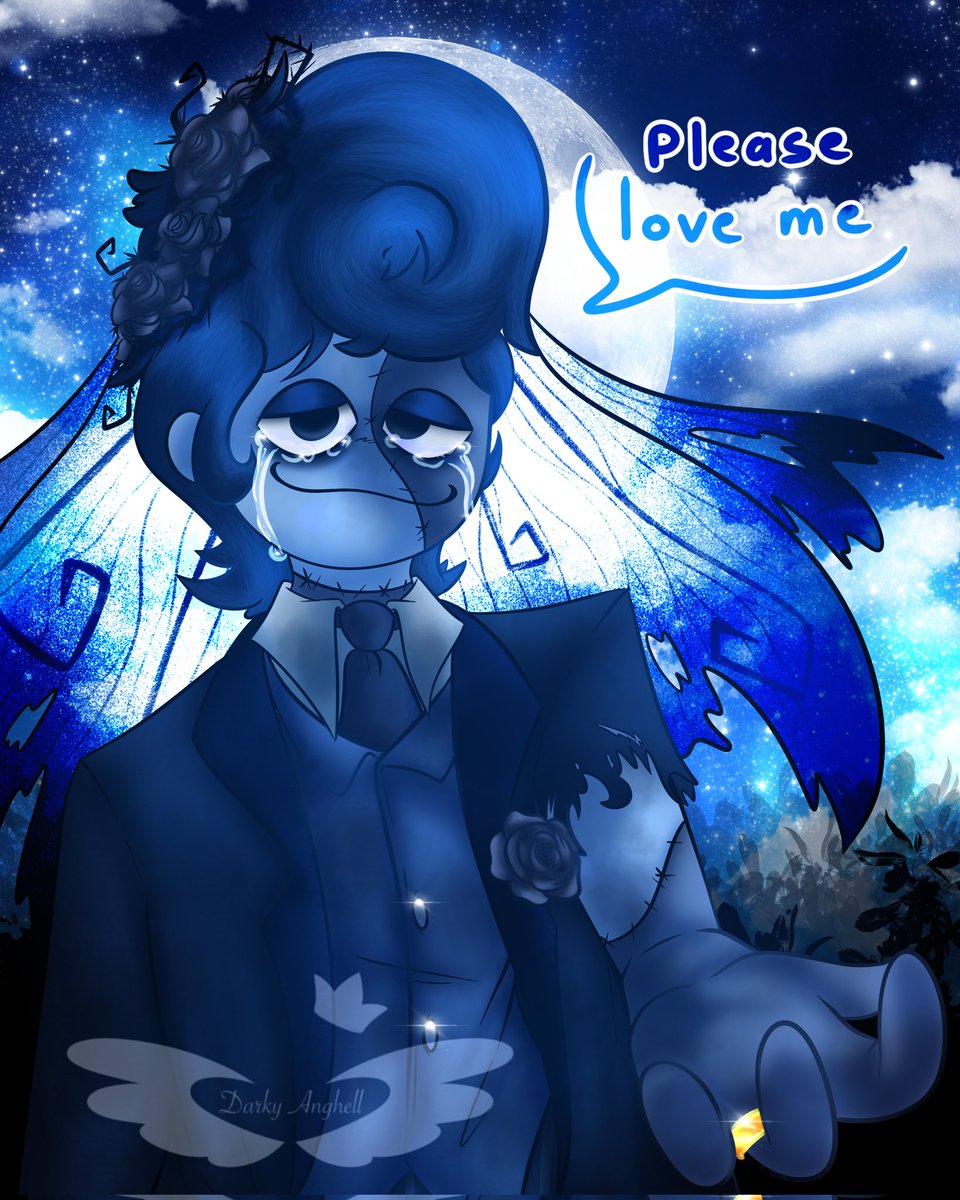 I was motivated and inspired to do this! A new precious bean that I discovered and I wanted to make a drawing of him 🥺💙 AU: Corpse Puppet By: @QuillSketch #WelcomeHome #WelcomeHomeAU #WelcomeHomeWally #WallyDarling #WallyDarlingAU