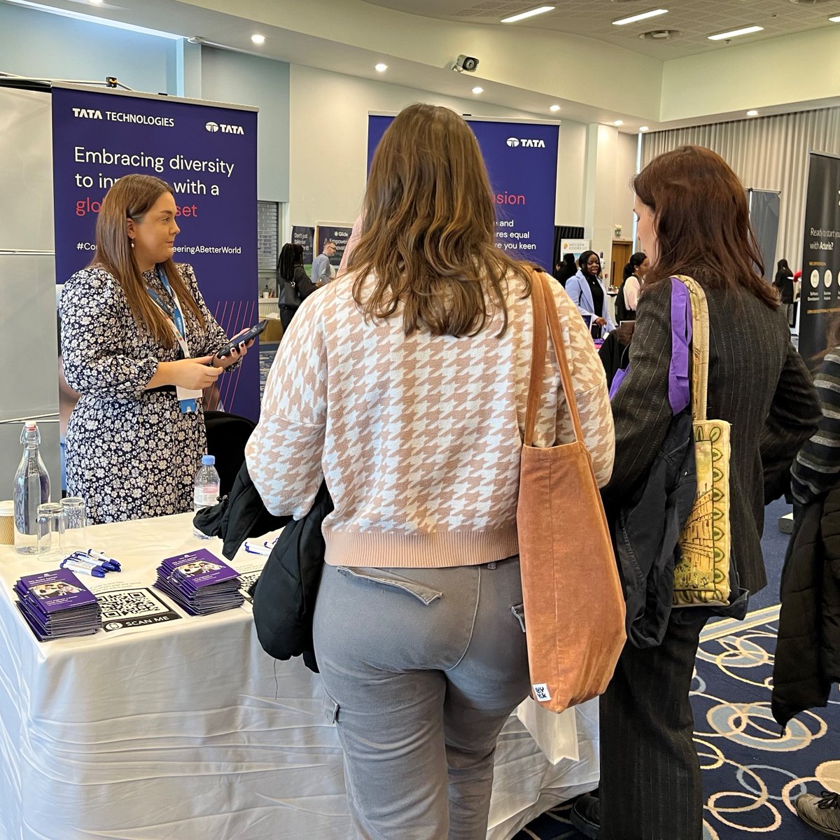 TataTech_News's tweet image. #engineeringdiversity - At Tata Technologies, we&apos;re committed to ensuring equal opportunities for all.

At the @TeachingSTEM Women Graduate event in #Birmingham, UK, it was thrilling to meet 800+ talented #innovators who are passionate about engineering.

#EngineeringABetterWorld