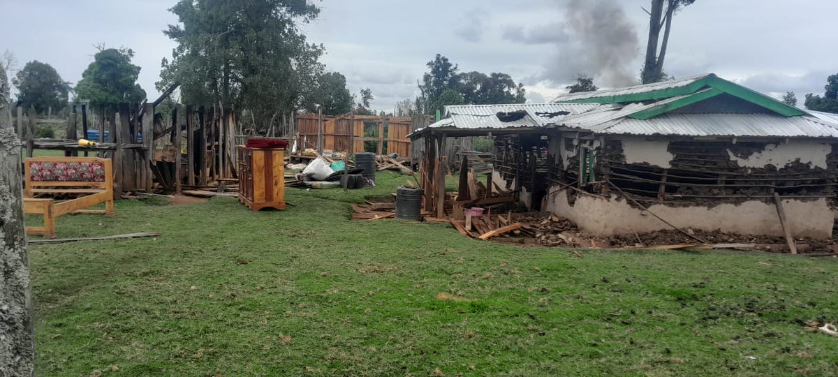OGIEK evicted in Sasimwani ,Narok County, this morning by KFS/KWS rangers,  no home to go. AFRICA COURT JUDGEMENT in  favour of Ogiek Rubbished <a href="/ILCAfrique/">ILCAfrica</a> , <a href="/ClaridgeLucy/">Lucy Claridge</a> <a href="/ajws/">American Jewish World Service (AJWS)</a> <a href="/christensenfund/">The Christensen Fund</a> <a href="/MinorityRights/">Minority Rights Group</a> <a href="/IPRightsIntl/">Indigenous Peoples’ Rights International - IPRI</a> <a href="/IWGIA/">IWGIA</a> <a href="/HakiKNCHR/">KNCHR</a> @HRDAfrica <a href="/ipmsdl_/">Int'l Indigenous Peoples Movement</a> <a href="/OgiekPeoples/">Ogiek Peoples' Dev. Program (OPDP)</a>