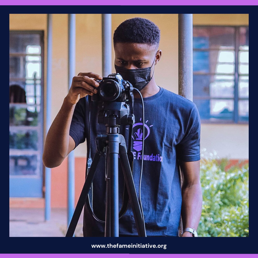 thefamefdn's tweet photo. "I am Leader Toluwanimi Adeniyi. I am a Communications Specialist. I capture timeless moments through videography and photography. I joined FAME in 2020. At the time, I was done serving and was not sure of the next step to take.
#humansoffame #volunteer #volunteering #foryou https://t.co/8rQy7UdZF2