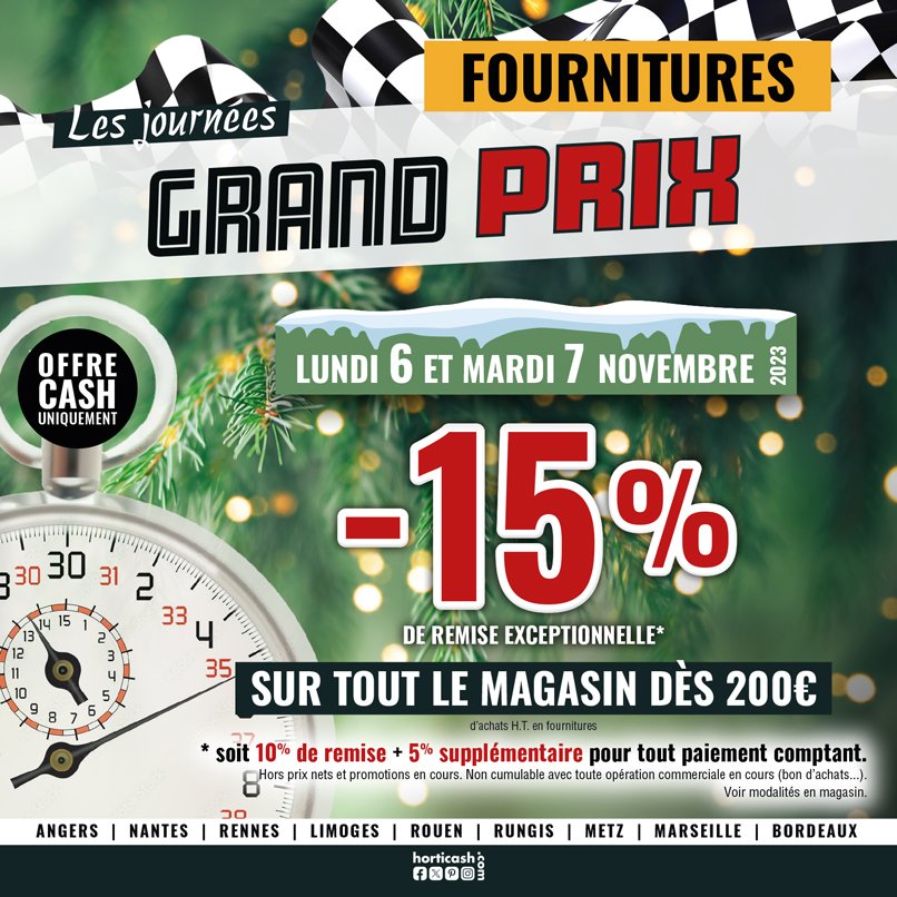 Horticash's tweet photo. #Décoration, scintillement, rêveries... l'esprit de #Noel va s'installer petit à petit durant 2 mois. Et si nous prenions le départ ensemble pour ce doux voyage vers #Noël ? 🎅 

Lundi et mardi, 2 journées #GrandPrix dans tous vos cashs!! https://t.co/XcEbGeEgUl