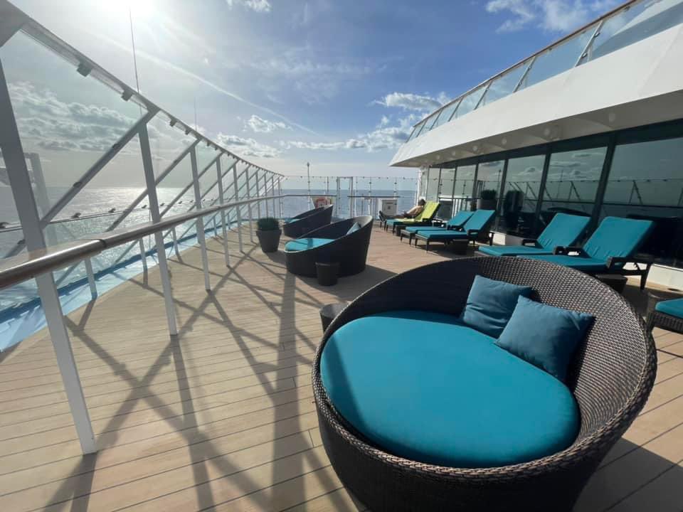 travelblogjamie's tweet image. The thermal suite on #Marella Voyager. It was £29pp for a day pass (useable until 10pm) &amp;amp; we had an offer of a further £20pp to use it for the whole week. Deals to be had! A great space with multiple experiences. Will be featuring in my first feature length vlog about our #cruise