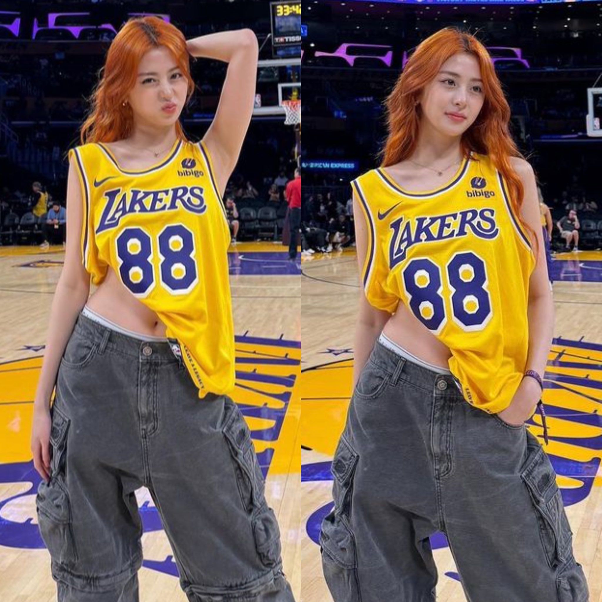 Lakers LE SSERAFIM Yunjin ユニフォーム Lakers LE SSERAFIM Yunjin ユニフォーム Lakers LE SSERAFIM