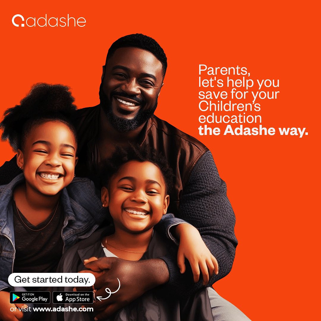 AdasheFinance's tweet photo. Did you know with Adashe, you get access to a number of features that make it easy to save up for your kids education?

Whatever, your savings preference may be, we can help you stay on the right track.🤝

Download the Adashe app and create your account to get started. https://t.co/5pUdnKo0WG