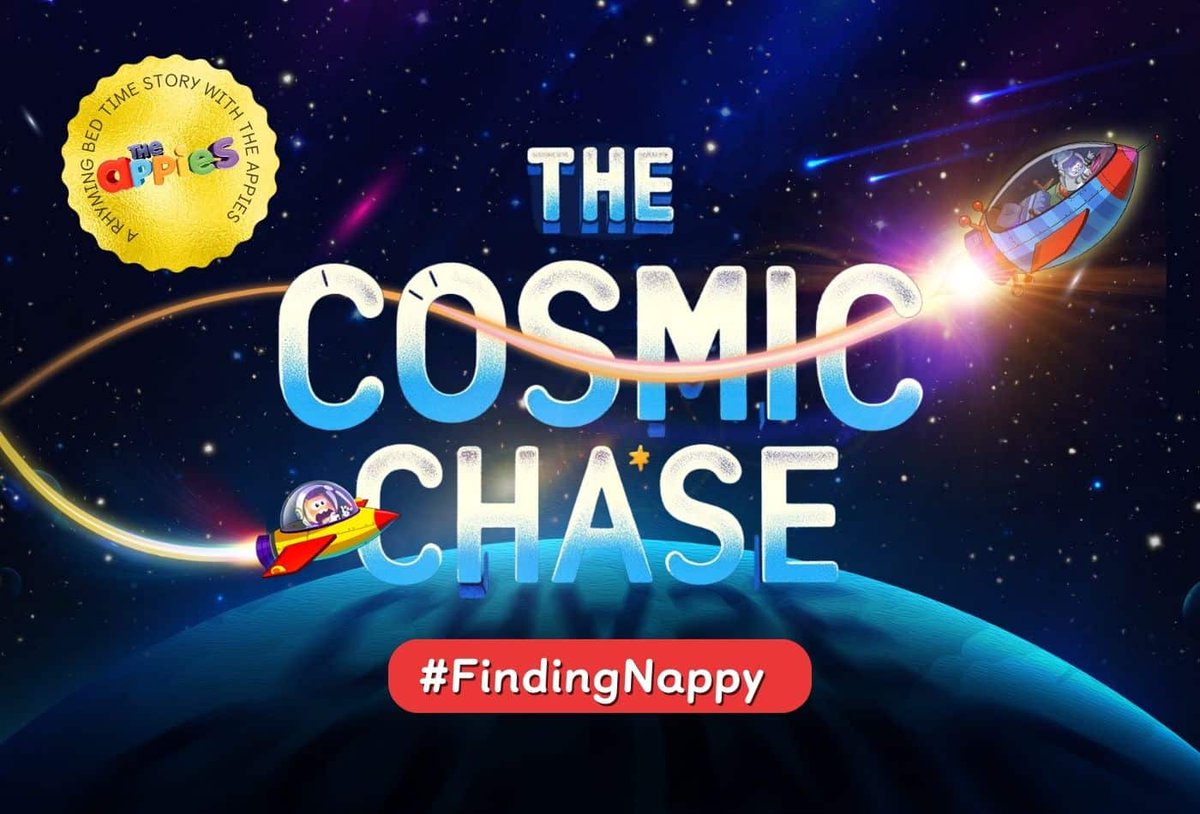 Blast off on an epic rhyming journey through the cosmos with “The Cosmic Chase: #FindingNappy”! Follow the star-bound escapades of Nappy as he traverses the galaxy in search of the perfect place to rest. appykids.com/book/the-cosmi… #CosmicJourney