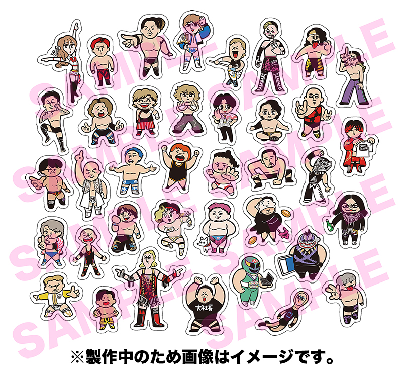 DDTプロレス ステッカーセット 11.12 両国国技館大会🤼 🆕MERCH !!! ━━━━━━━━━━ えるたま