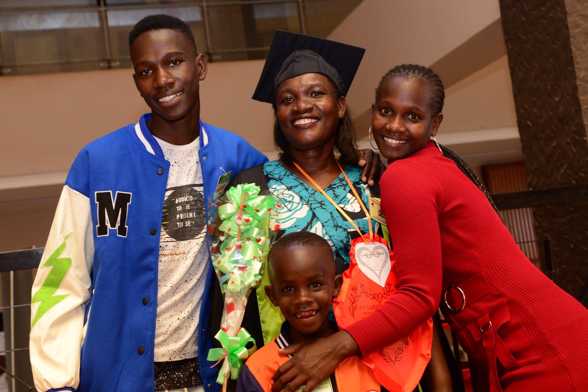WOMATRUST's tweet photo. Kalendra - one of our WOMA sponsored students just accredited as a "fashion entrepreneur" graduating with her classmates in #Uganda and celebrating with family. Gaining a new marketable skill gives her an income to pay for school fees. Please support us
https://t.co/2UYdZL6yjp https://t.co/efqt7MCg23