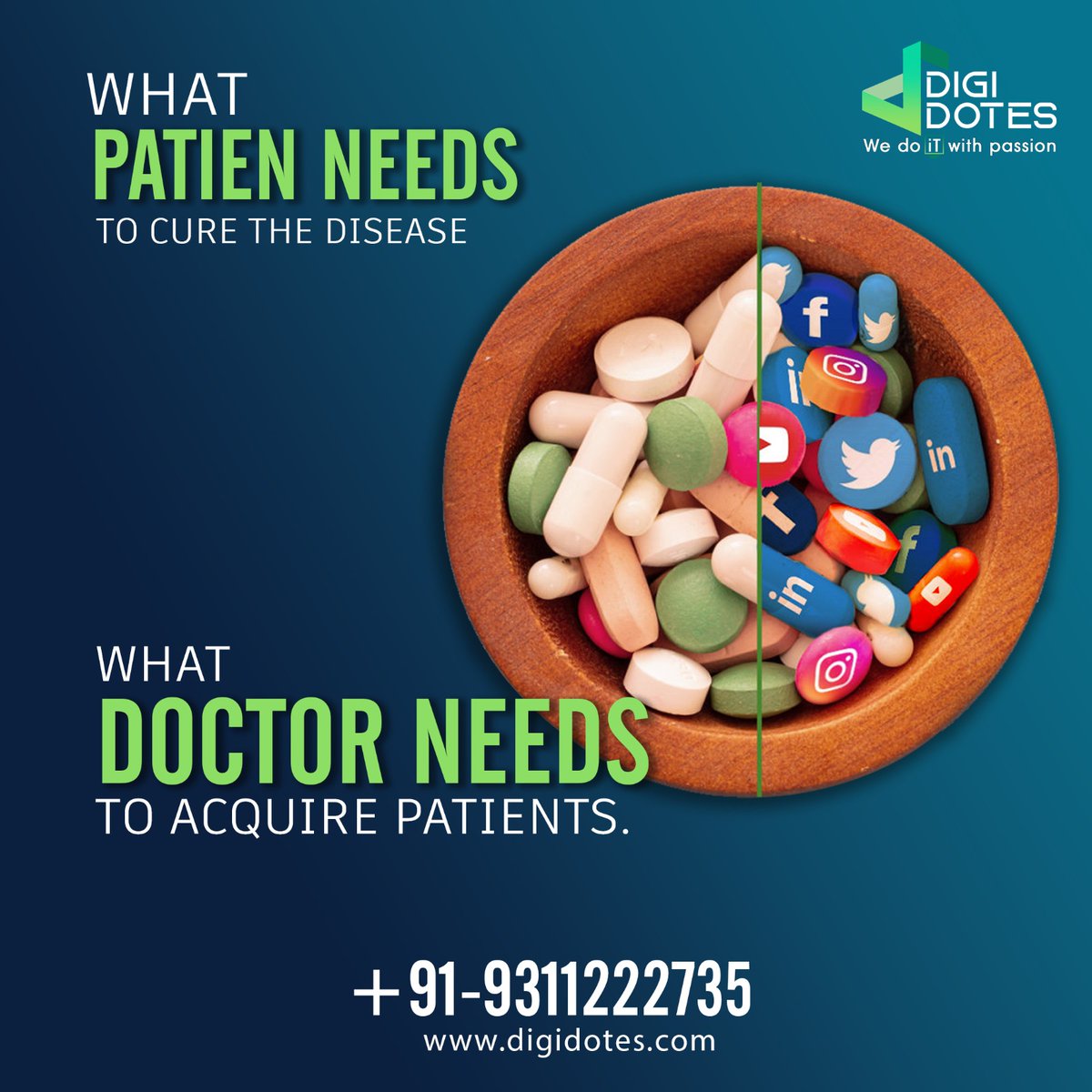 DDotes's tweet image. Are you a doctor looking to connect with more patients? Digidotes has got you covered! 👩‍⚕️🏥

📱 Call Us Now: +91-9311222735
🌐 Visit digidotes.com for More Info

#HealthcareSolutions #PatientCare #MedicalExperts #DiseaseCure #DoctorPatientConnection #Digidotes