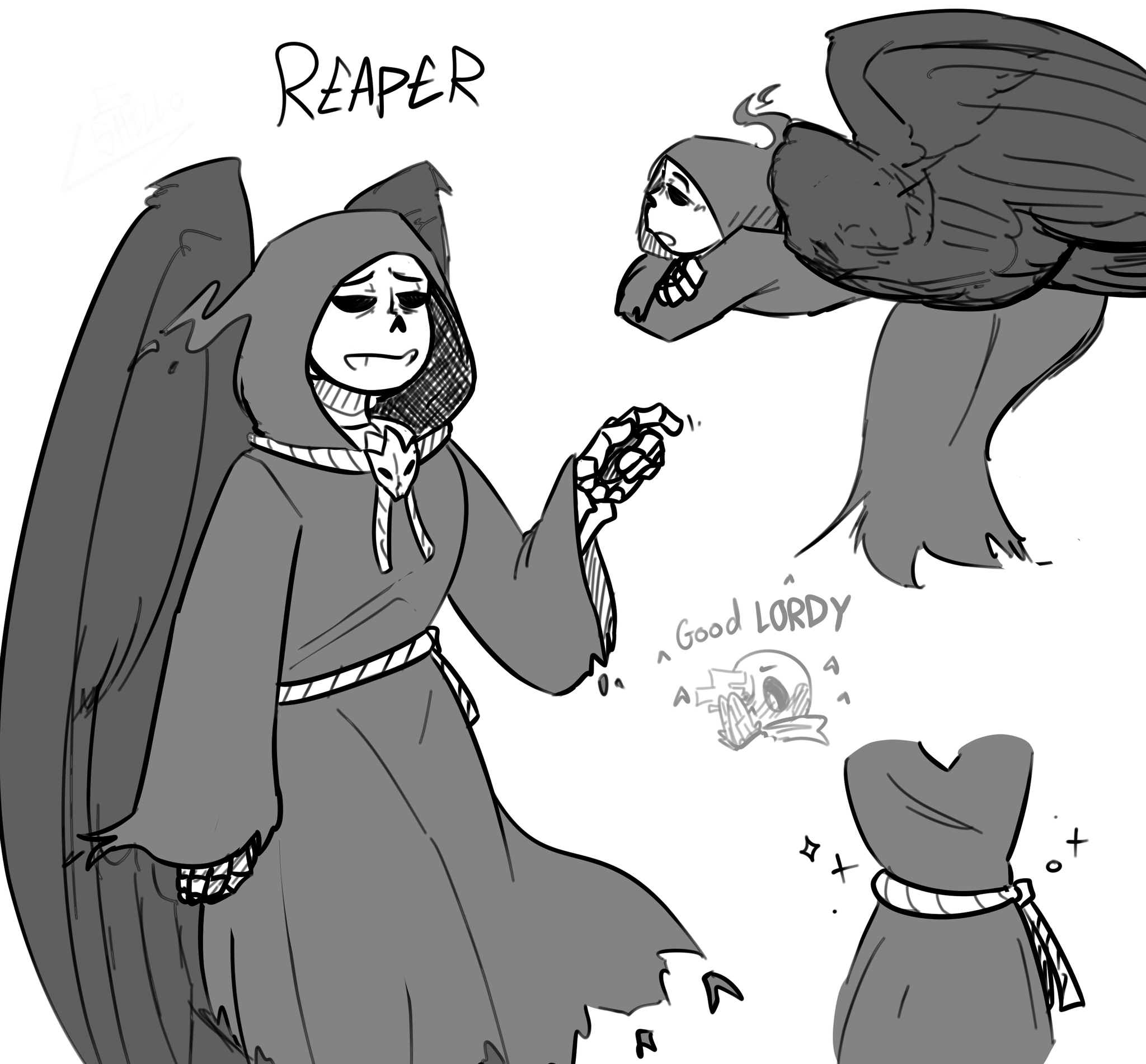 Reaper!!! #reapersans #reapertale #undertale #undertaleau