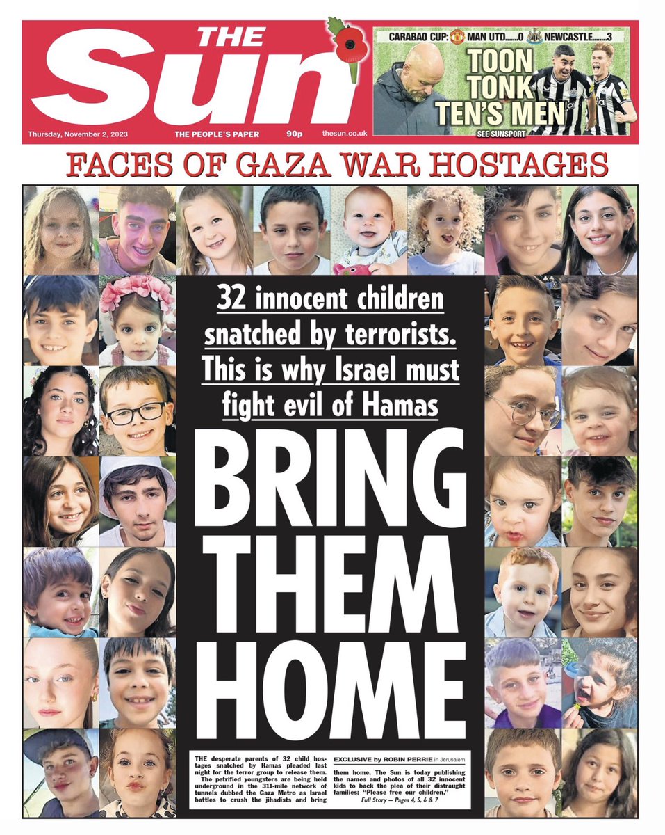 💙 BRING THEM HOME NOW 💙

Incredibly proud of today’s Sun splash