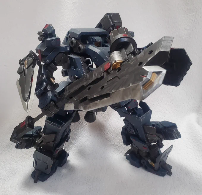 #ヘキサギア バルクアーム用の斧を作った バカ鉄砲の次はバカアックスかい!