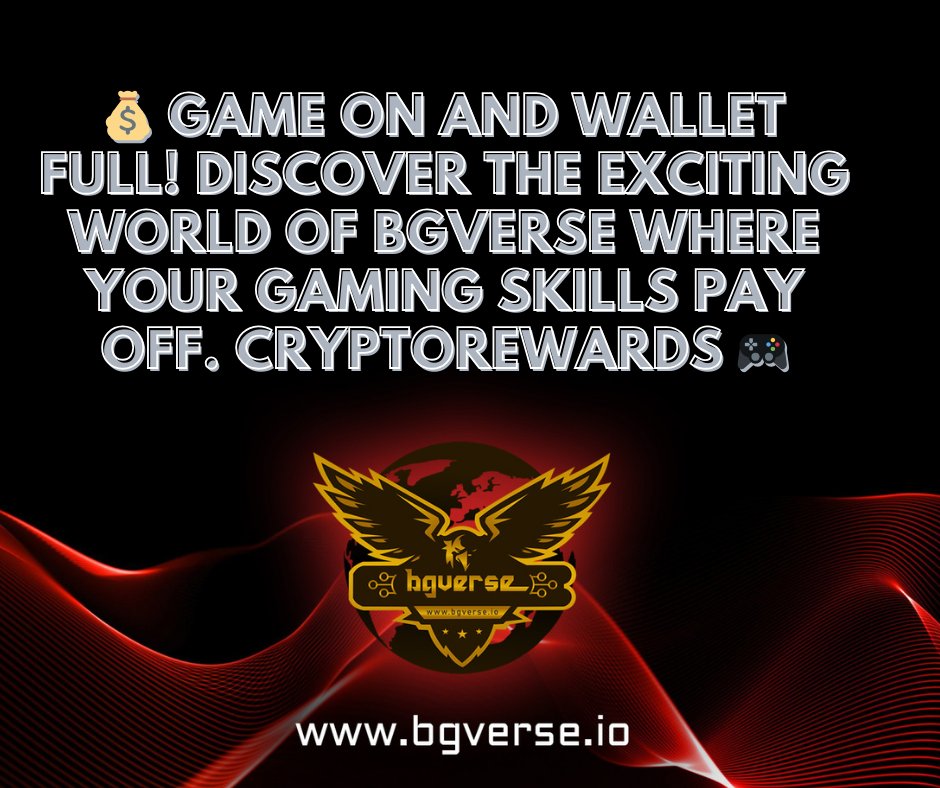 BITGAMEVERSE's tweet photo. Game on and wallet full! Discover the exciting world of #BGVerse where your gaming skills pay off. #CryptoRewards  #NextGenGaming #DecentralizeWithBGV #BGVGaming #LevelUpWithBGV #BGVTokens #PowerUpWithBGV #BGVCommunity 📷 https://t.co/LimDlzI16o
