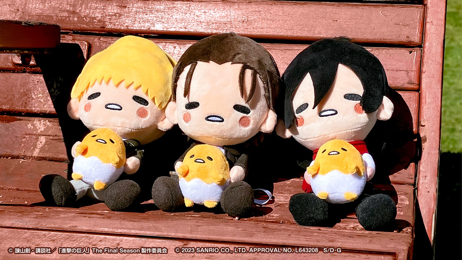 進撃の巨人×サンリオキャラクターズ第3弾|商品情報 - ぬいぐるみ 進撃の巨人×サンリオキャラクターズ第3弾|商品情報 - ぬいぐるみ
