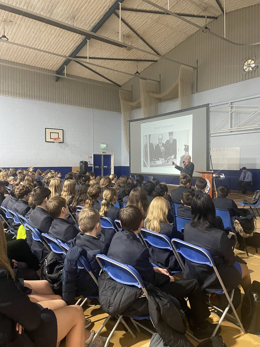 It was an honour to hear Paul Sved talk through his story yesterday. Being able to build on what students have learnt in RE and History. <a href="/HolocaustUK/">H.E.T.</a> <a href="/SJLHistory/">SJL History</a>