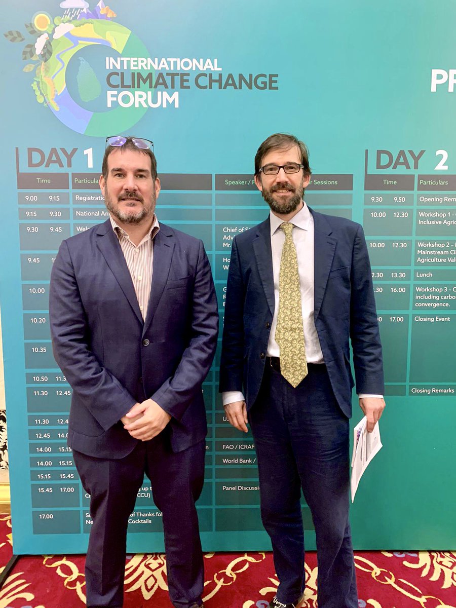 UKinSriLanka's tweet photo. British Council LK Country Director @orlandoedw and Head of Prosperity Andrew Price hear about 🇱🇰 government’s environmental intent at the international climate change forum 2023, including the President’s push towards a new more ambitious net zero by 2040 target #COP28 #netzero https://t.co/HhuAOQ7jwe