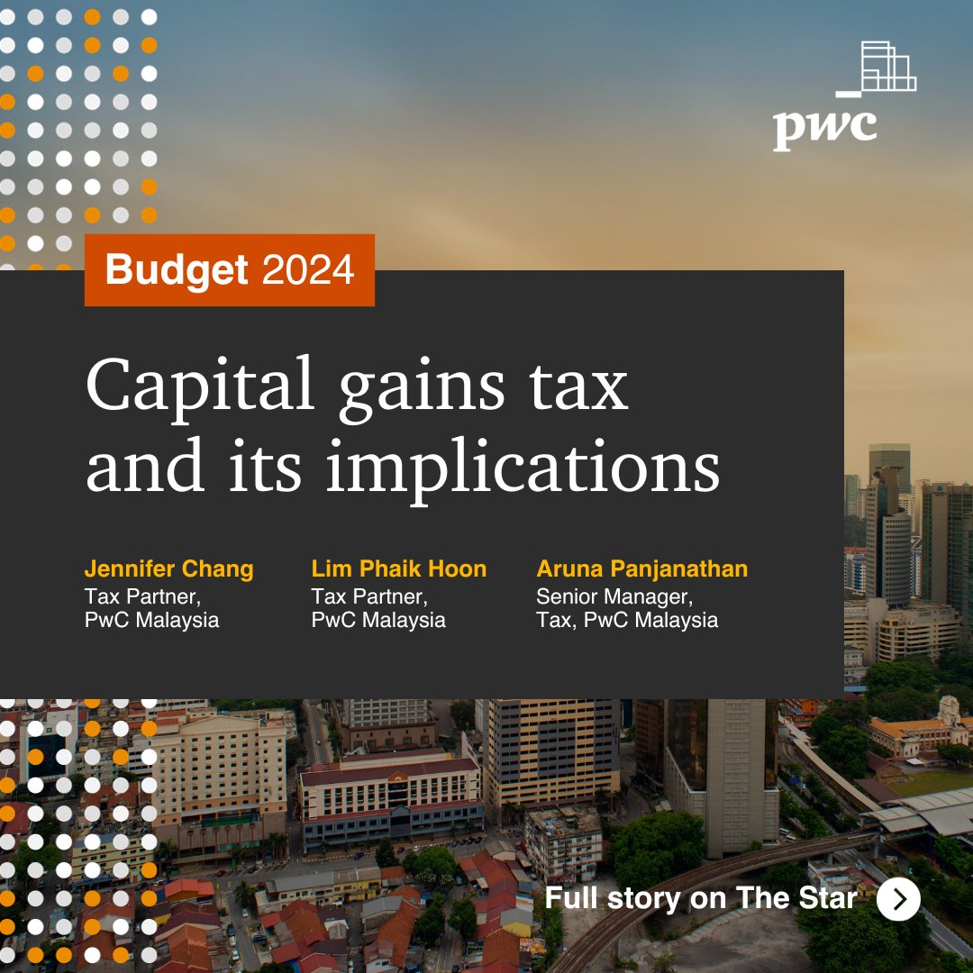 Budget2024 announced capital gains tax on sale of shares in unlisted  Malaysian companies starting March 2024. On The Star, Jennifer, Phaik Hoon  and Aruna call for clear guidelines on tax provisions:  https://t.co/fGG8bqea6j #