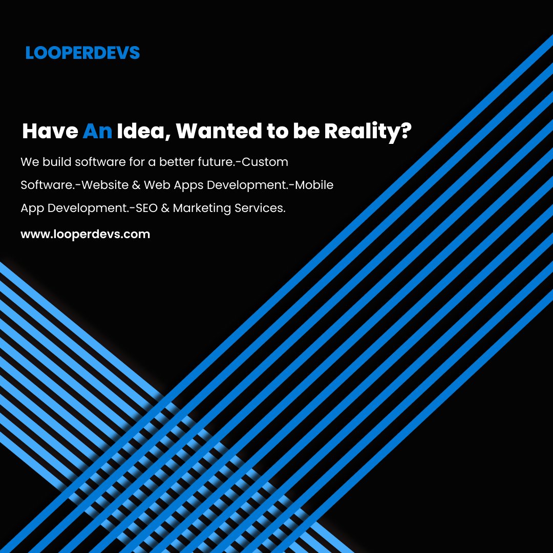 Looperdevs0's tweet photo. Looper Development Services.
#software #technology #programming #tech #coding #developer #business #softwaredeveloper #programmer #javascript #python #java #computer #html #hardware #webdevelopment #tecnologia #code #webdeveloper #softwareengineer #erp #looperdevs https://t.co/cdYfdpNkom
