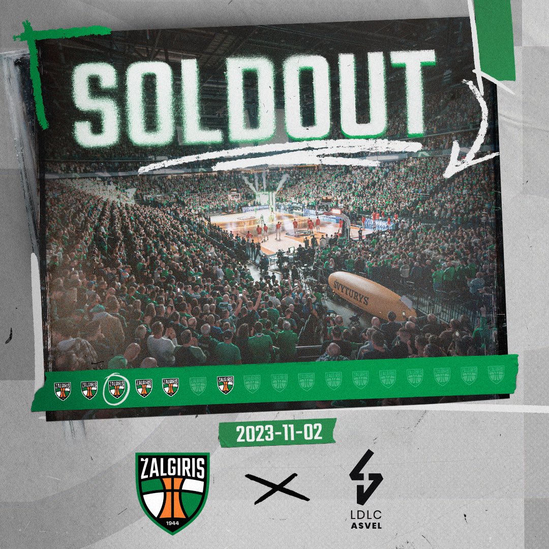 20th 𝗦𝗢𝗟𝗗-𝗢𝗨𝗧 in a row! Thank you for your support, green-and-whites! 💚