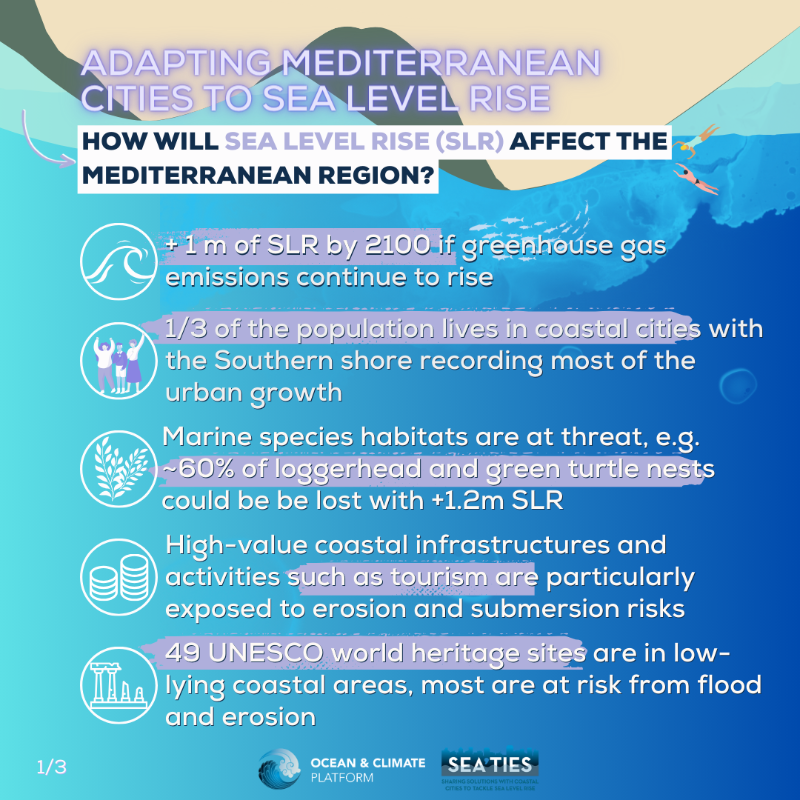 ocean_climate's tweet photo. 🔜On November 9 #SEATIES @ocean_climate will unveil its recommendations to #AdaptCoastalCities to #SeaLevelRise🌊
👇Meanwhile, gain insights into how the #Mediterranean region is tackling this issue...

🔎Dive in: https://t.co/pL1mzSjGf3